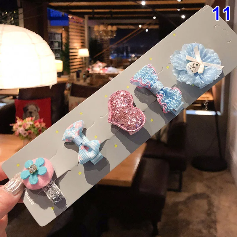 5 шт., аксессуары для Cabello для девочек несколько стилей милые заколки для волос ручной работы с персонажем мультфильма для волос зажим, аксессуар для волос