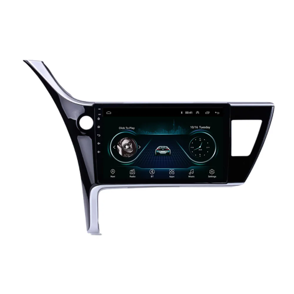  10.1” 4G LTE Android 8.1 Fit TOYOTA Corolla 2017 - Multimedia Stereo Car DVD Player Navigation GPS 