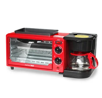 Online High Quality Wholesale Mechanical Timer Control 3 In 1 Multi Function Breakfast Maker Machine With Toast Oven Coffee