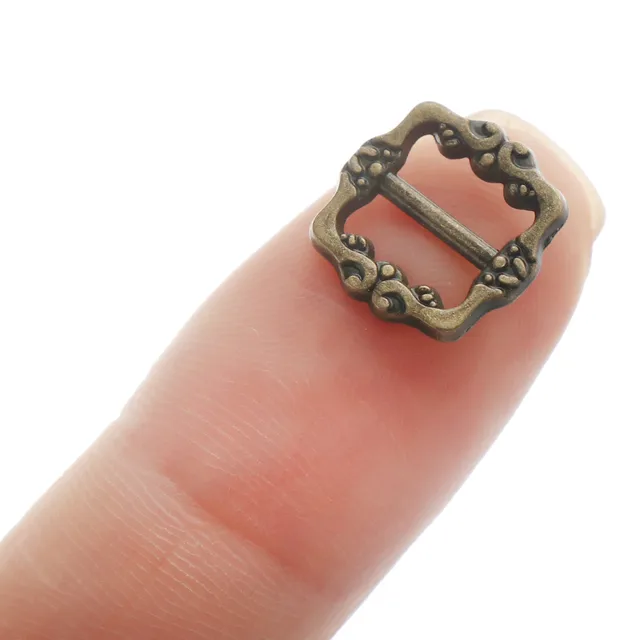 20PCS DIY Mini Buckles For Doll Toys Shoes Clothes Sewing Accessories Ultra-small Pattern Belt Buttons Buckles 3.5mm/7mm 5
