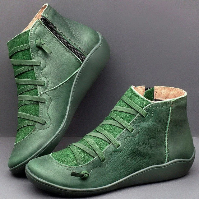 Dropship Boots 2019 Autumn Winter Retro Punk Women Boots Fashion Genuine Leather Ankle Boots Zapatos De Mujer Wram Botas Mujer tanie i dobre opinie SHUJIN Rome Solid Flat with Basic Round Toe Spring Autumn Rubber Flat (≤1cm) 0-3cm Slip-On Fits smaller than usual Please check this store s sizing info Dropship Boots 2019 Autumn Winter Retro Punk Women Boots Fashion Genuine Leather Ankle Boots Zapatos De Mujer Wram Botas Mujer tanie i dobre opinie SHUJIN Rome Solid Flat with Basic Round Toe Spring Autumn Rubber Flat (≤1cm) 0-3cm Slip-On Fits smaller than usual Please check this store s sizing info