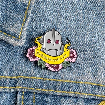 

New YOU ARE WHO YOU CHOOSE TO BE Super person Brooch Fashion Commemorative Edition Child Super person Altman Badge Jewelry Gift