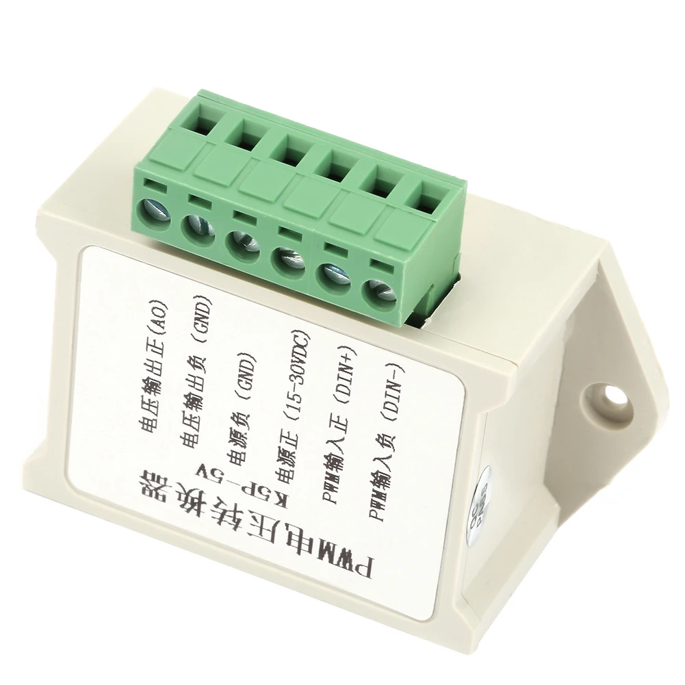

1-3KHZ 5V/10V PWM Signal to 0-5V/10V Voltage Converter D/A Digital-Analog PLC PWM Signal to Voltage Converter Tool