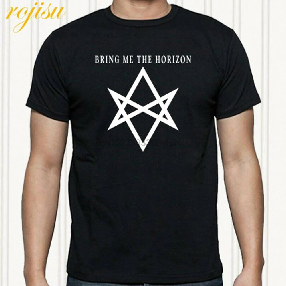 Мужская черная футболка Bring Me The Horizon утонувшая рок-группа размер от S до 3XL | одежда