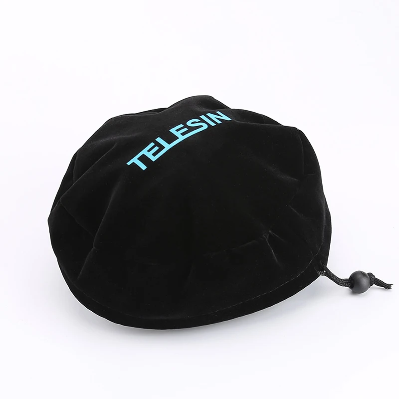 dome bag TELESIN защитный чехол для купола камеры Мягкий защитный чехол для всех TELESIN купол порт для GoPro Hero 3/3+, Hero 4, Hero 5 и Xiaoyi 4K - Цвет: dome bag