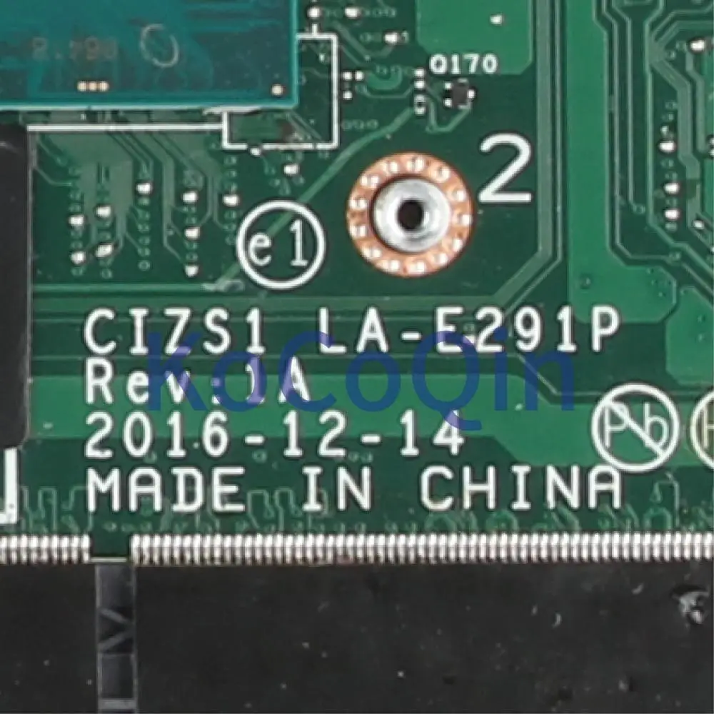 Finest  KoCoQin Laptop motherboard For LENOVO Thinkpad YOGA 370 Mainboard LA-E291P 01HY149 Core SR33Z I7-76