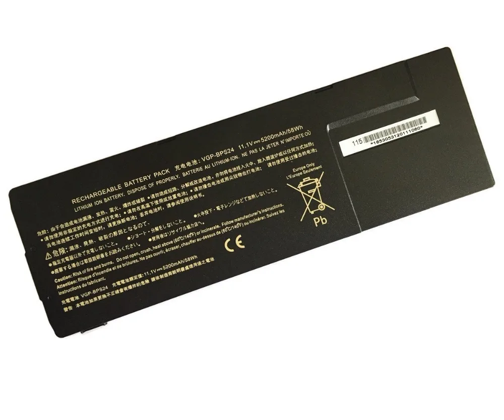 7XINbox 11,1 V 5200 мА/ч, 58Wh Батарея VGP-BPS24 BPS24 VGP-BPL24 BPL24 VGP-BPSC24 BPSC24 для sony VPCSB VPCSC VPCSD VPCSE VPCSA25GL