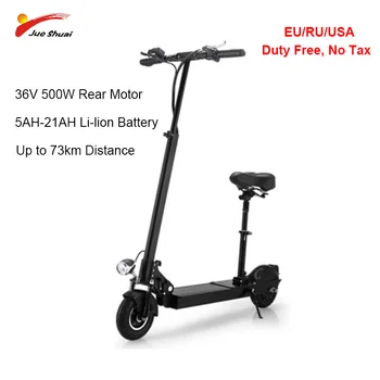 

36V 500W Electric Scooter 73km Long Distance 8" Motor Wheel 21AH Battery Adult kick e scooter folding patinete electrico adulto