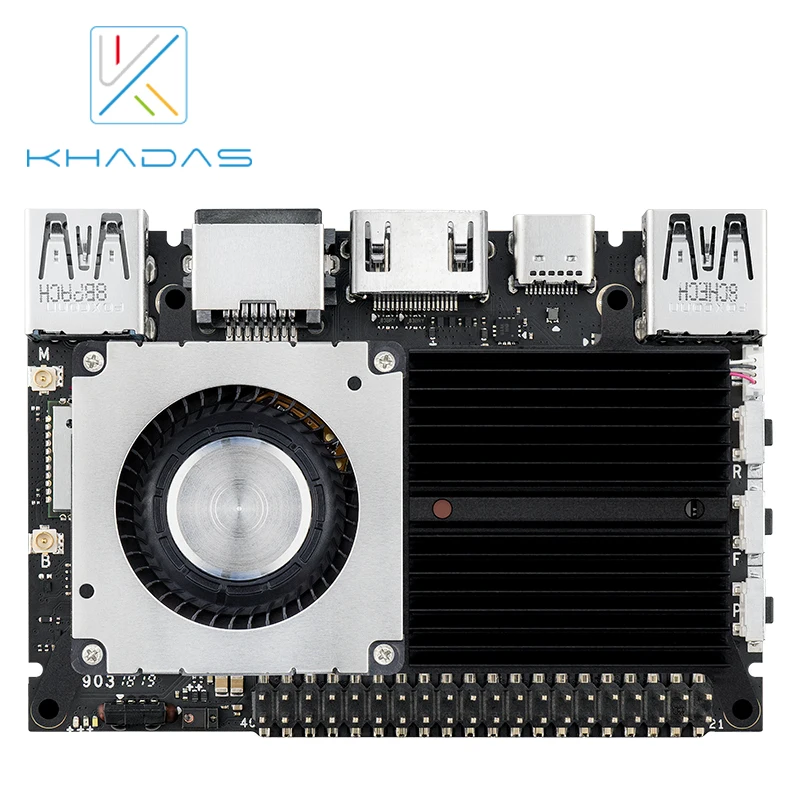  Free shipping Rockchip RK3399 Soc Multiple Operating systems khadas Edge v Pro Single Board Compute