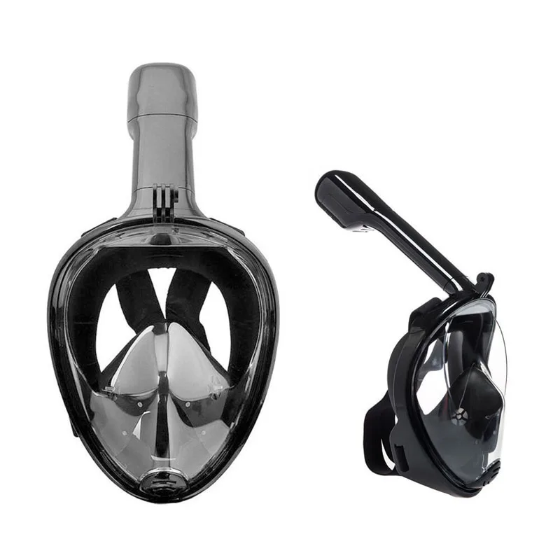 Полнолицевая зеркальная маска для дайвинга с панорамным видом на 180 градусов, маска для дайвинга, оборудование