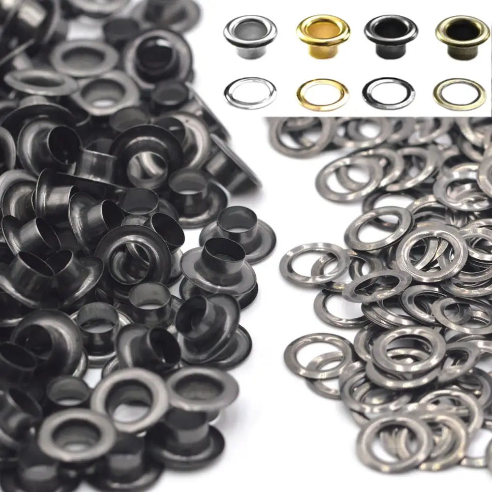50 шт. металлические петли 5 мм для ремонта кожаных изделий|metal eyelets|metal eyelets 5mm5mm eyelet |