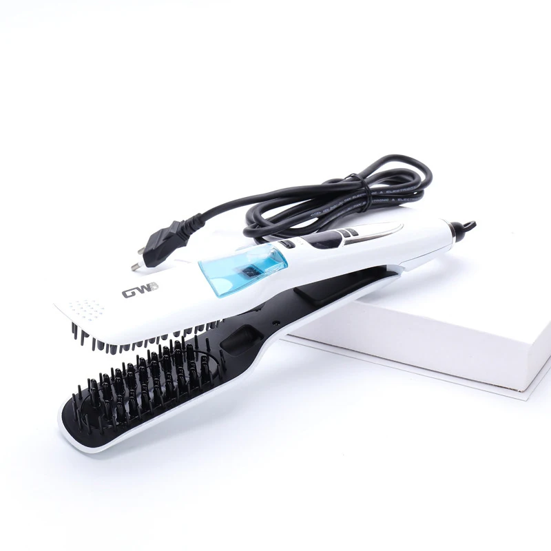 

GW Straightening Iron Negative Ion Steam Straight Hair Straightener Straight Hair Plate Splint Does Not Hurt Dry and Wet EU Plug