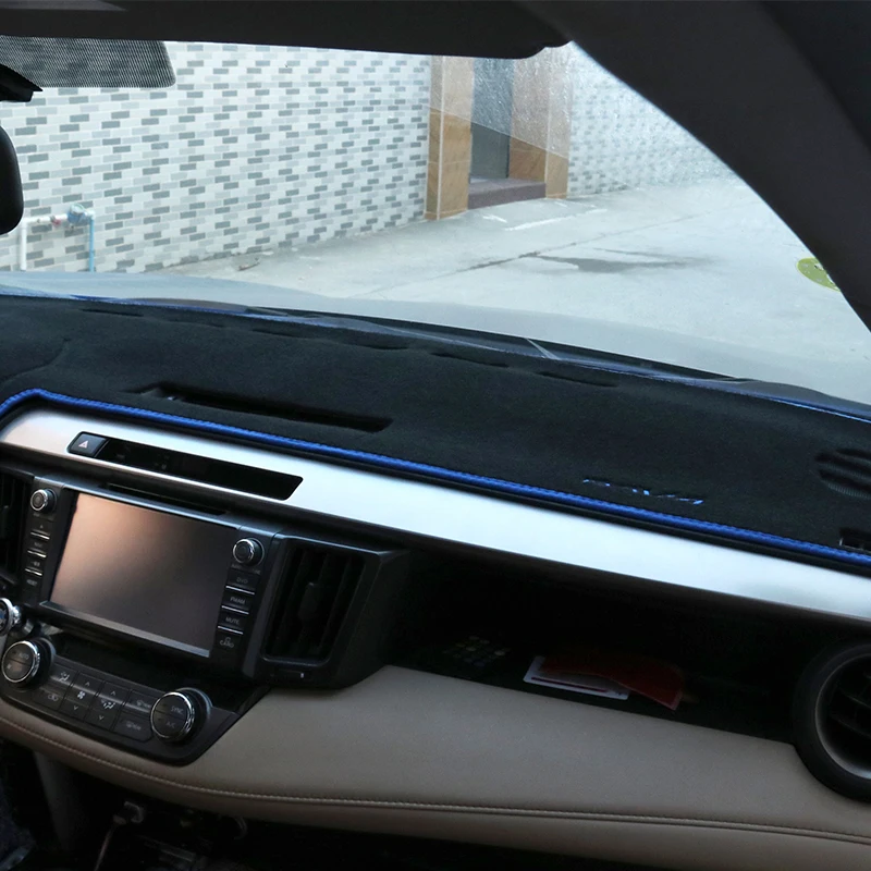 Для Toyota RAV4 2013 LHD крышка приборной панели автомобиля коврик Избегайте светильник колодки анти-УФ чехол ковры аксессуары