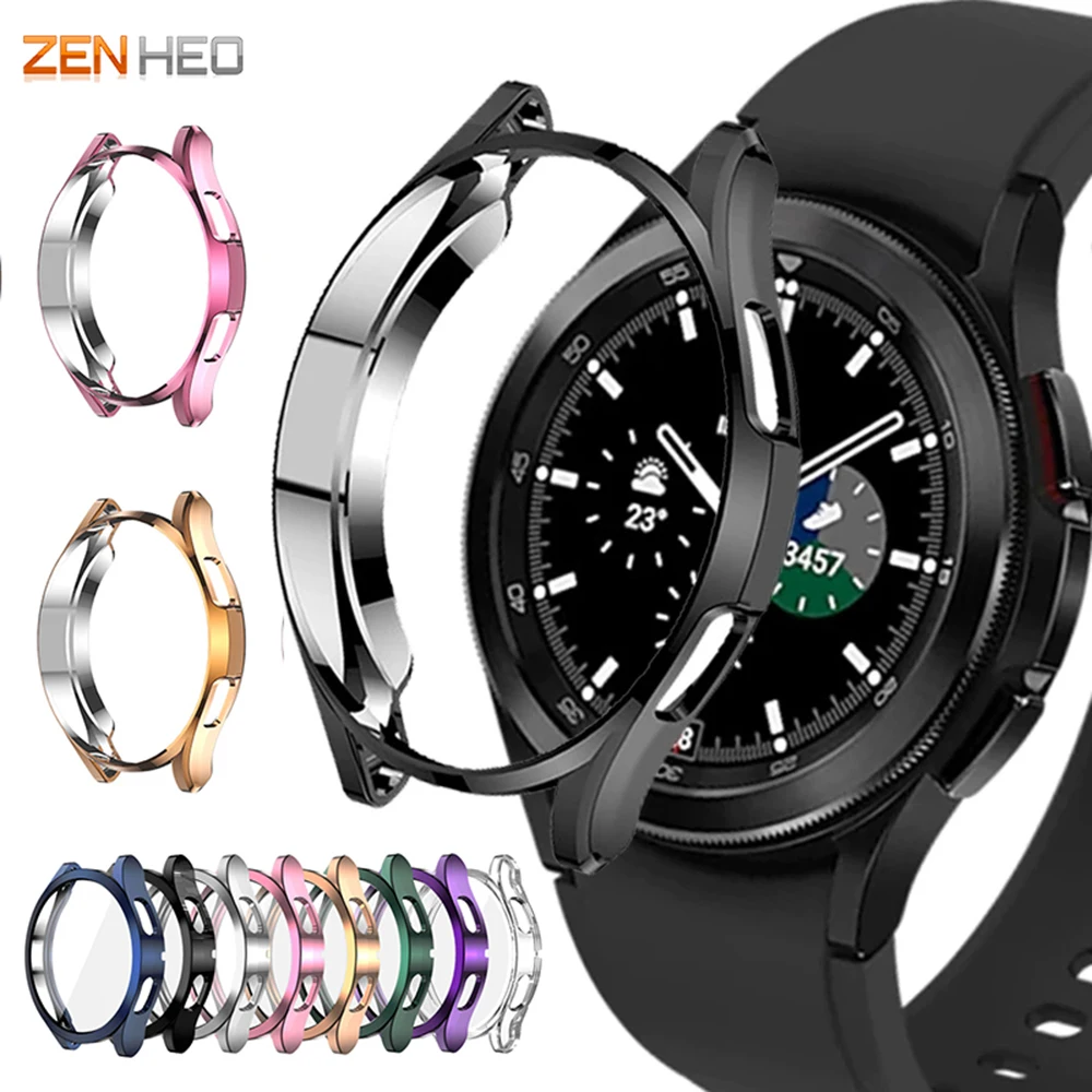 

TPU Protector Case For Samsung Galaxy Watch 4 Classic 42mm 46mm Protective Shell Bumper for Samsung Galaxy Watch 4 40mm 44mm