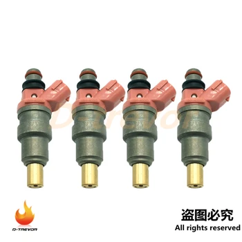 

4pcs 1001-87097 Fuel Injectors nozzle For Toyota RB26DETT CA18DET flow matched