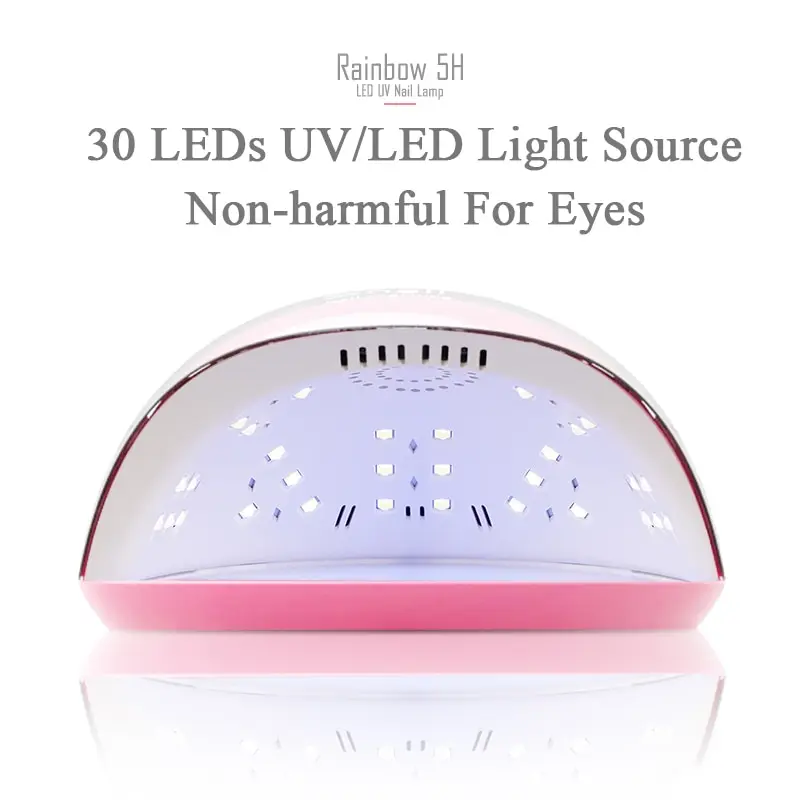 RainbowUV 5H 80W Мощный светодиодный лак для ногтей, инфракрасная Сушилка для ногтей