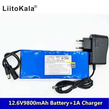 

liitokala 18650 portable lithium battery 12V 9800mAh 3S3P large capacity 1A DC charger female head