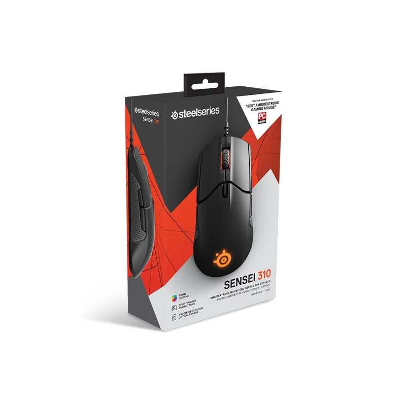 Мышь Steelseries Sensei 310 черный оптическая(12000dpi) USB игровая(8but
