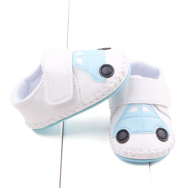 Pasgeboren Детские кроссовки Mocassin детская кроватка Schoenen Jongens Meisjes Zachte Bodem PU Leer Peuter Zuigeling Eerste Wandelaars Voorjaar Laarzen