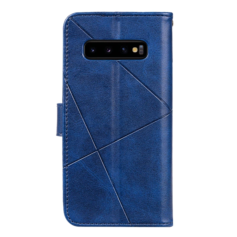 Кожаный флип-чехол для Etui samsung Galaxy S7 S8 S9 S10 Plus Note 8 9 10 Pro J4 J6 J2 Core откидной Чехол-книжка