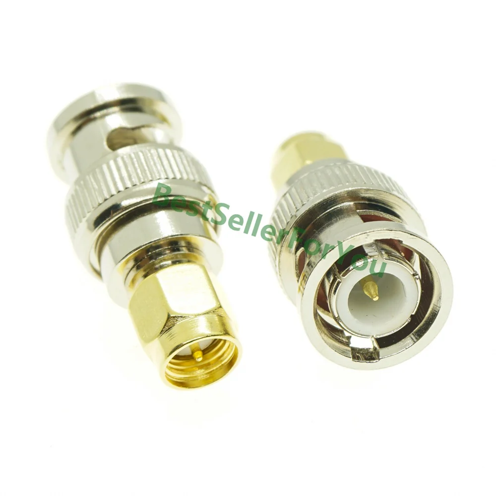SMA male female TO N BNC SMA UHF RPSMA SO239 PL259 male female RF разъем адаптера тестовый конвертер - Цвет: 1Pcs BNC SMA-JJ