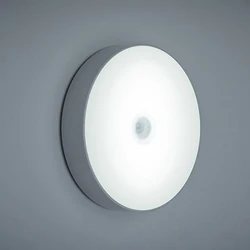 Mini applique murale LED ronde avec capteur de luminosité, sans scintillement, économe en énergie, luminaire décoratif d'intérieur, idéal pour une chambre à coucher, une cuisine ou une chambre d'enfant 