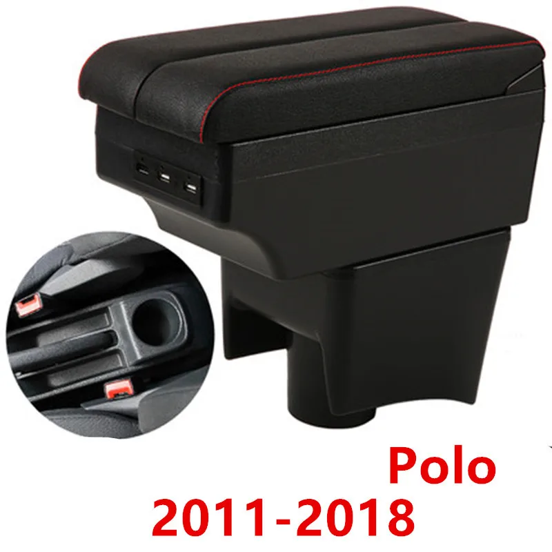 For Volkswagen Polo Mk5 6r Vento 20102018 Dual Layer Armrest Arm Rest