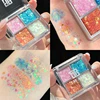 4 Color Eye Shadow Palette Glitter Pearlescent Waterproof Big Sequin Eye Shadow Natural Lasting Makeup Cosmetic 2022 New ► Photo 3/6