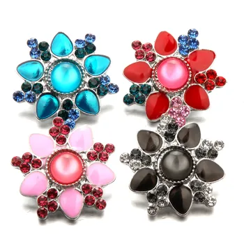 

New 20pcs Snap button 18 mm metal snaps for snaps bracelets fit ginger Snap Buttons fit Snap Bracelet Bangles Button Jewelry