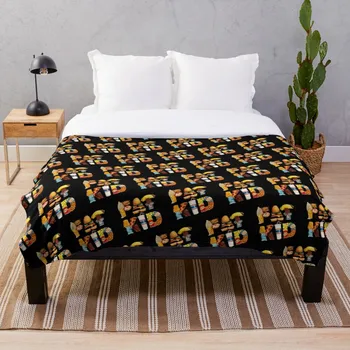 

FAT KID Blanket Wool Flannel Plush Blanket Bedspread For office Sherpa Blanket Couch Quilt Cover Travel