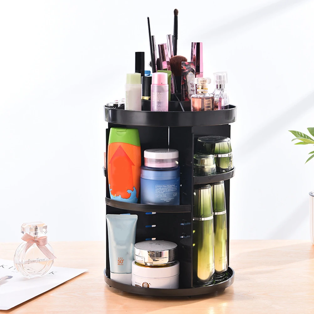 

360 Degree Rotating Makeup Organizer Multi-Function Cosmetic Storage Stand Cosmetics Accessories