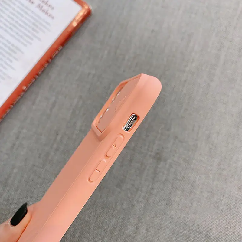 Защитный однотонный чехол для объектива камеры iPhone 11 Pro Max XR XS X 8 7 6 6S Plus Мягкая