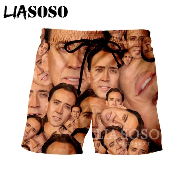 LIASOSO, высокое качество, модные шорты, 3D принт, звезда, Николя, клетка, шорты для пляжа, фитнеса, свободные, спортивные, для мужчин, женщин, для бодибилдинга, шорты