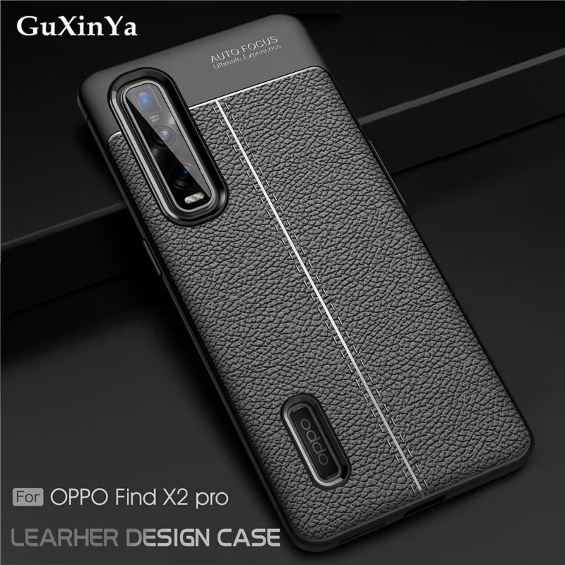 

Find X2 Pro Phone Case For Oppo Find X2 Pro Cover Luxury Leather ShockProof TPU Back Protective Case Find X2 Pro Funda