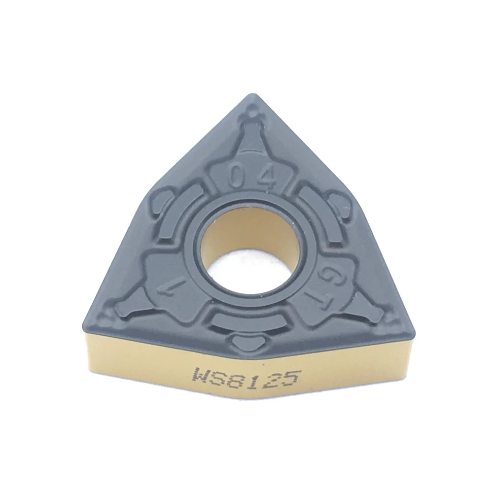 100% Original WS8125 WNMG080404 GT Turning Tools For WC Type U Drill Bit tool Carbide Inserts CNC Lathe Cutter For Steel