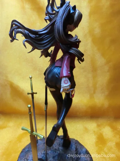 Экшн фигурка из ПВХ Fate stay Night FGO Zero WAVE Tohsaka Rin Ishtar в красном платье сексуальная