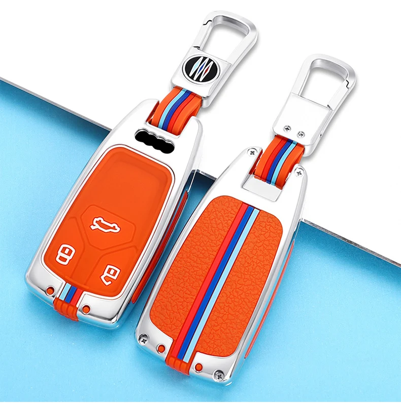 Custodia/cover per Chiave/telecomando in lega di zinco per Audi A6 A5 Q7 S4 S5 A4 B9 Q7 A4L 4m TT TTS RS 8S 2016 2017 2018 accessori auto portachiavi 10 Custodia/cover per Chiave/telecomando in lega di zinco per Audi A6 A5 Q7 S4 S5 A4 B9 Q7 A4L 4m TT TTS RS 8S 2016 2017 2018 accessori auto portachiavi - H0171101f4d584b44afe1a74495c1e5e3v