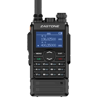 Zazone-walkie talkie M7 de doble banda, 5W, 136-174, 400-480mhz, 250 canales, batería de 2600mah, hf, transceptor, ham radio