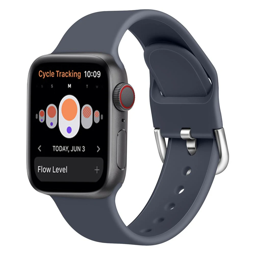 Силиконовый ремешок для apple watch band 44 мм 40 мм apple watch 5 4 3 band 38 мм 42 мм iwatch band 5 correa браслет ремешок для часов