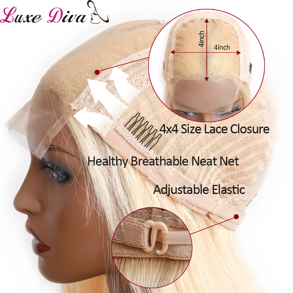，613_Blonde_Lace_Closure_Human_Hair_Wigsvirgin Remy_body (5)