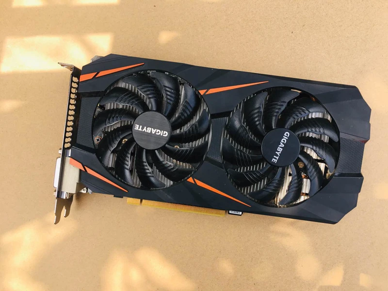 Видеокарта GIGABYTE GTX 1060 3 ГБ для видеокарты nVIDIA Geforce GTX1060 OC GDDR5 192Bit Hdmi Videocard CardsGV