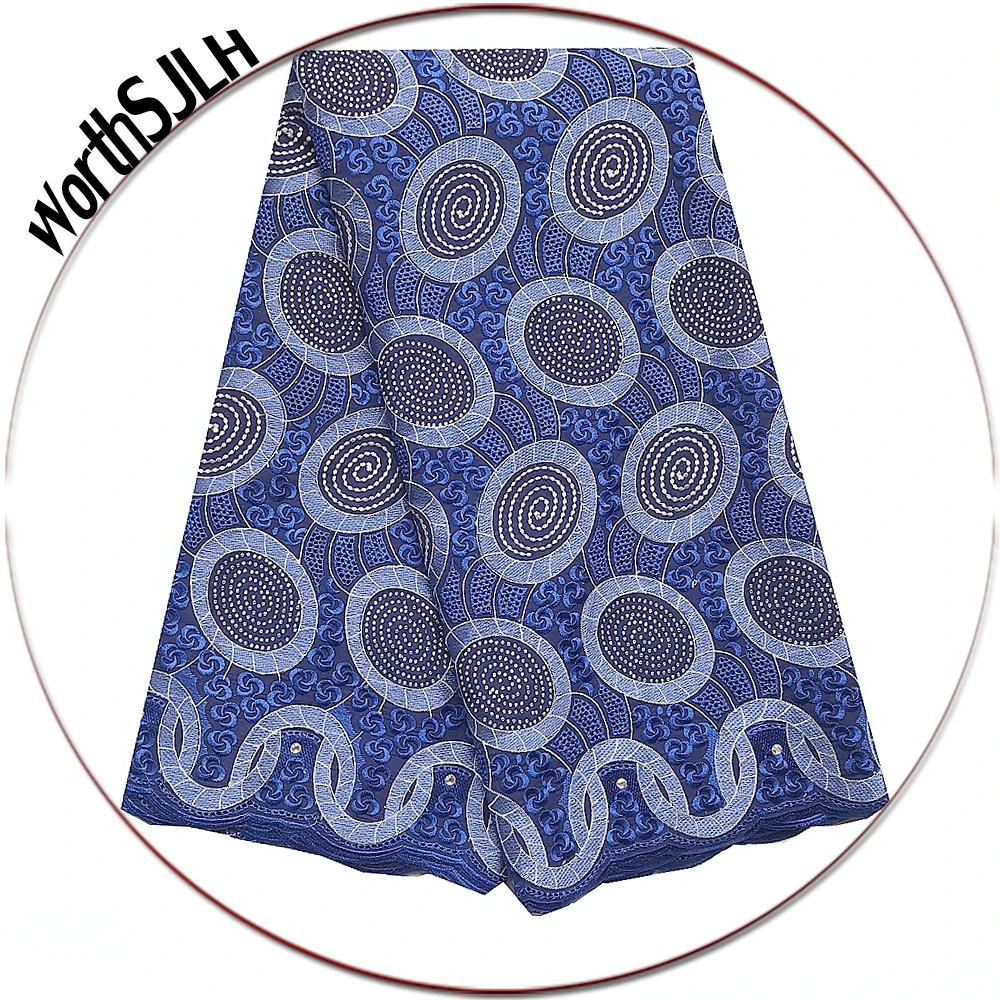 Новая женская швейцарская вуаль кружевная ткань сухая последняя африканская 2019