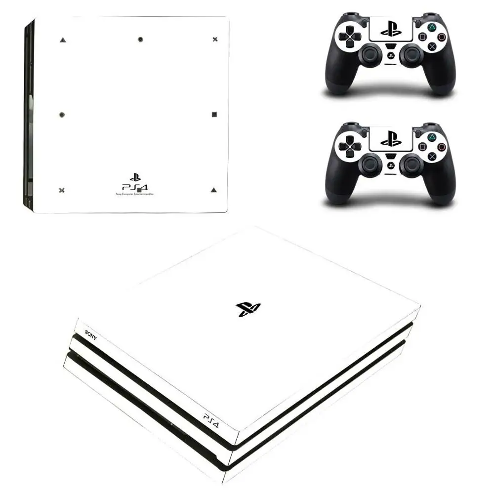 20th anniversary Pure White PS4 Pro наклейка для кожи виниловая наклейка для sony Playstation 4 консоль и контроллеры PS4 Pro наклейка для кожи - Цвет: YSP4P-1056