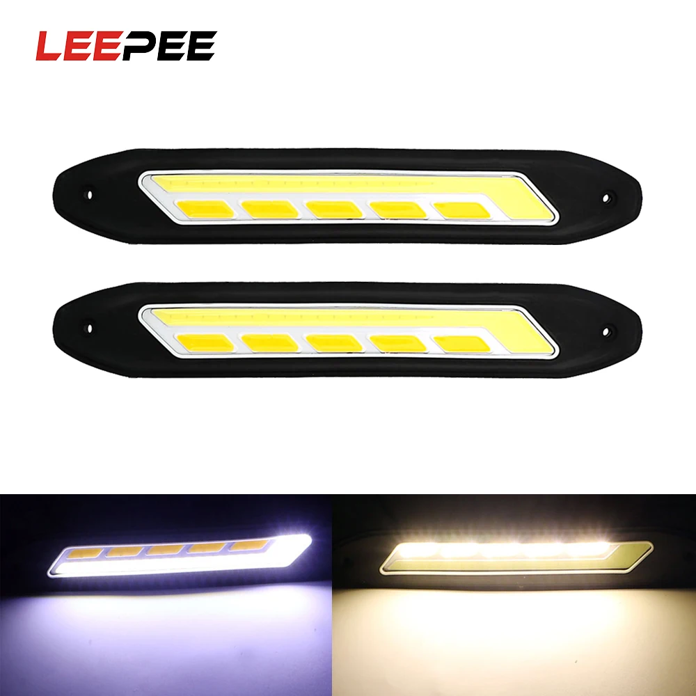 LEEPEE 2 шт. дневные ходовые огни и индикаторы УДАРА СВЕТОДИОДНЫЙ Габаритные