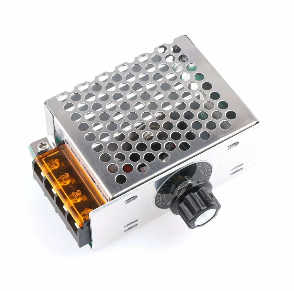 

4000W 220V AC SCR Voltage Regulator Motor Speed Controller Dimmers Electronic Volt Regulator Dimmer Thermostat Regulator