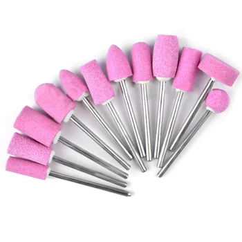 

12Pcs Nail Drill Bits Electric Manicure Head Replacement Device For Manicure Pedicure Polishing Mill Cutter Nail Files