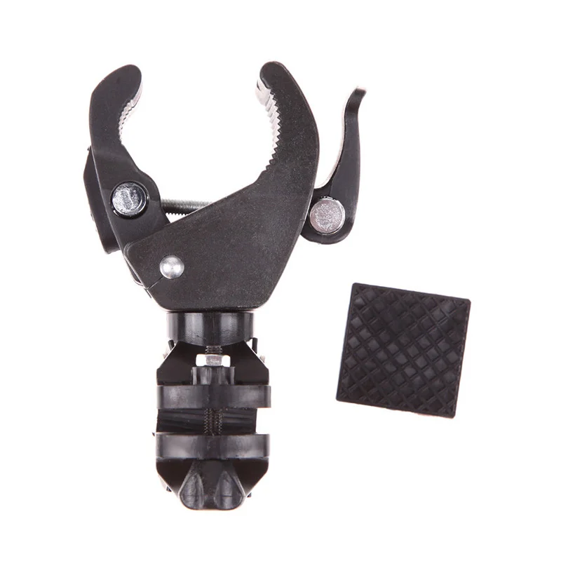 Bicycle Flashlight Holder 360 Degree Rotation Cycle Torch Bracket Clip Clamp