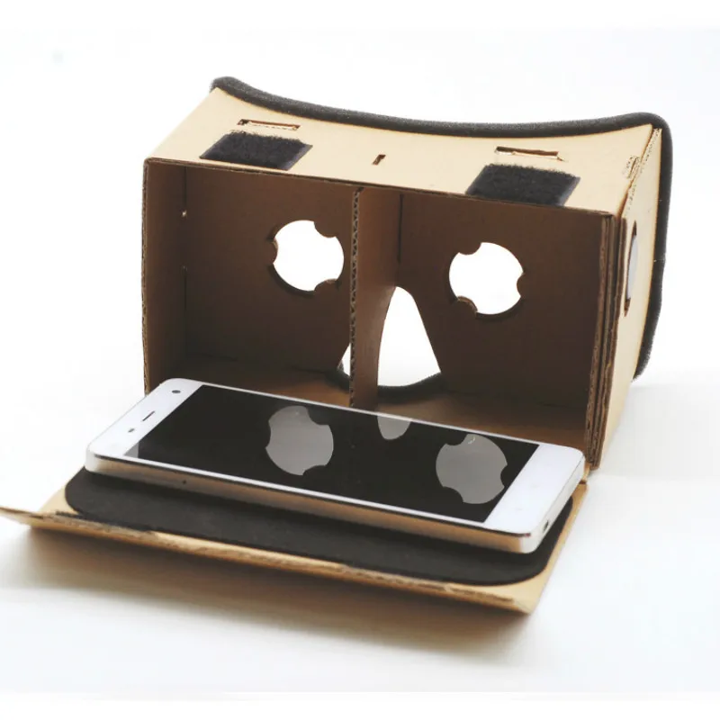 DIY Портативные Очки виртуальной реальности Google Cardboard 3D очки 42 мм линзы ограниченного видения очки для смартфонов для Iphone X 7 8 VR - Цвет: Old version