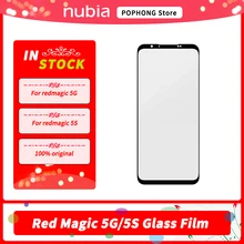 Nubia Rot Magie 5G Glas Film Schützen Telefon Bildschirm Volle Bildschirm Glas Film Schwarz ACC FÜR Nubia RedMagic 5S