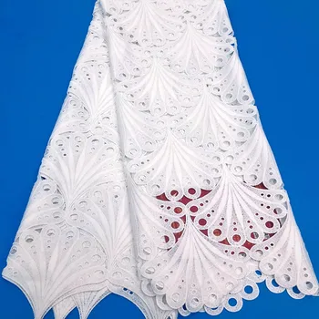 

Graceful circle design Guipure Lace neat embroidery African cord lace fabric High quality Nigerian garment clothes DG619